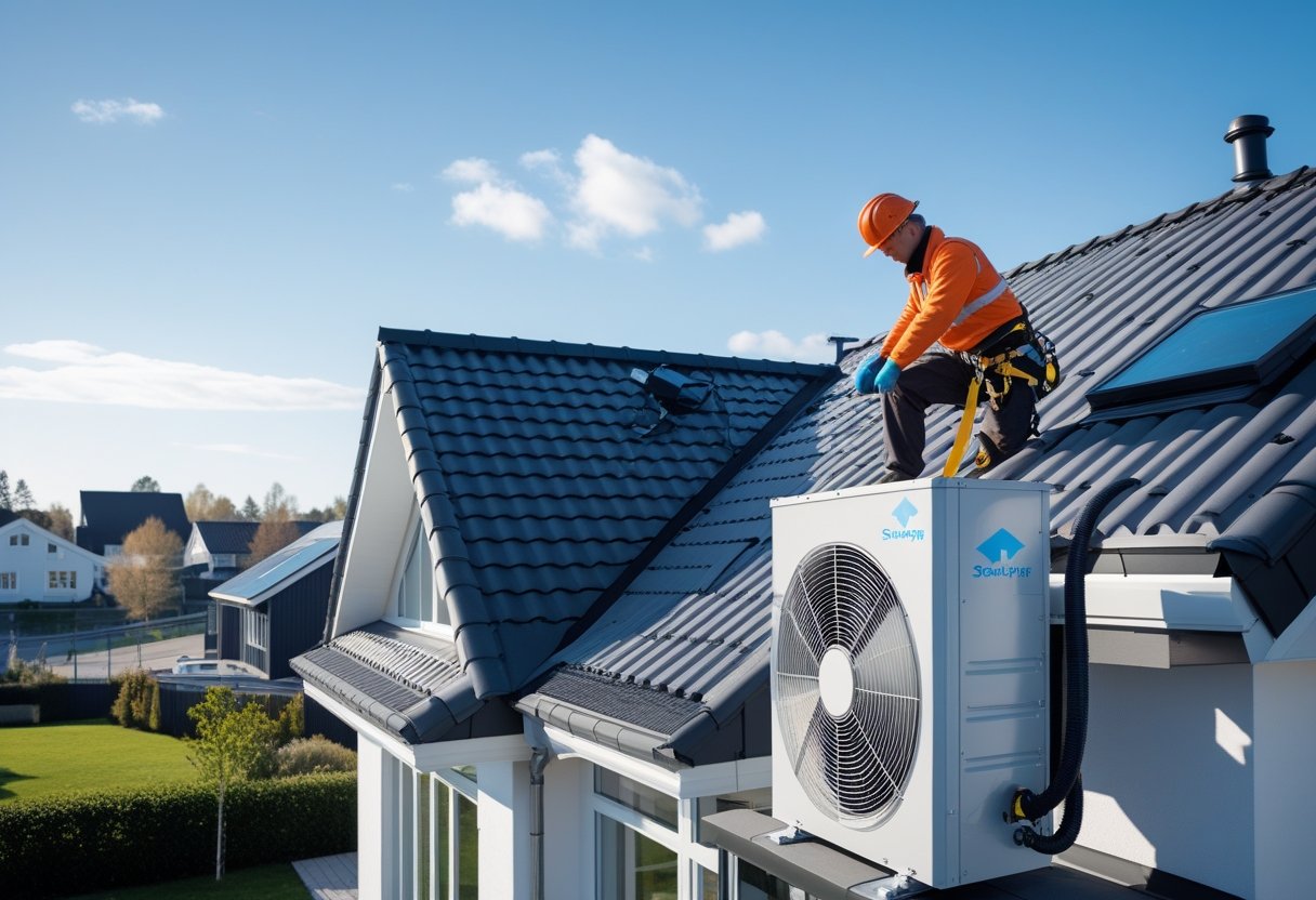 Energibesparelser med varmepumper og tagdækning i Støvring